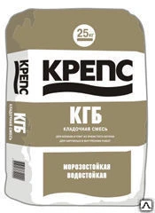 Фото Клей для газобетона Крепс 25 кг