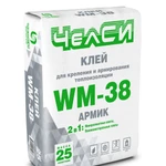 фото Клей ЧелСи теплоизоляционный цементный серый WOOLMENT WM-38 25кг