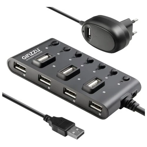 Фото USB-концентратор Ginzzu