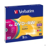 фото DVD-RW Verbatim 4x Slim