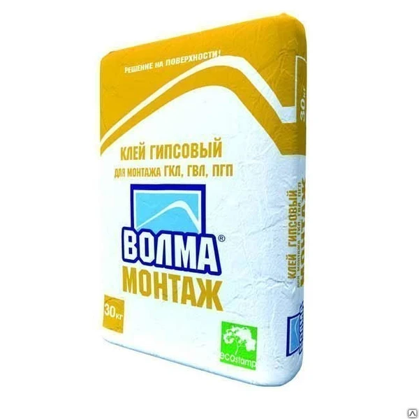 Фото Гипсовая смесь Волма-Монтаж 30 кг 40штук