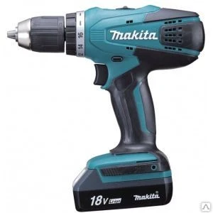 Фото Аккумуляторная дрель-шуруповерт makita df457dwe