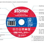 фото Диск отрезной по металлу CD-125T арт. 98298758