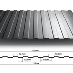 Фото №2 Профлист С-8 оцинкованный 0,4х1200х2000