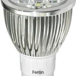 фото Лампа светодиодная LED 4вт 230в G5.3 дневная FERON