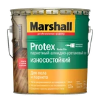 фото Лак Marshall Protex, алкидн.уретановый, паркетный глянцевый 2,5л