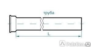 Фото Труба чугунная канализационная d-50