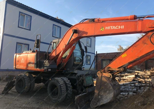 Фото Аренда колесного экскаватора Hitachi ZX160W, Краснодар