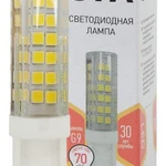 фото Лампа светодиодная JCD-7w-220V-corn ceramics-827-G9 560лм ЭРА Б0027865