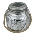 фото Светильник садовый USL-M-211/GN120 SILVER JAR IP44 солнечная батарея Uniel UL-00003209