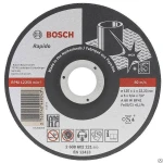 фото Круг отрезной 125x1,0x22,2 мм BOSCH, 2608603171, Standard for Inox - Rapido