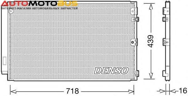 Фото Конденсатор, кондиционер DENSO DCN51011 Конденсер Lexus LS430