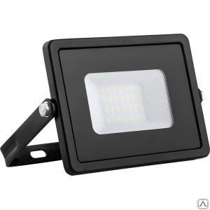 Фото Светодиодный прожектор 2835 smd 30w 4000k ip65 ac220v/50hz, черный с матовы