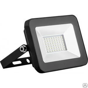 Фото Светодиодный прожектор saffit sfl90-20 2835smd, 20w 6400k ac220v/50hz ip65,