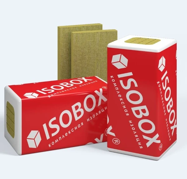 Фото Базальтовый утеплитель Isobox Вент 1200х600х50 / 6 пл.