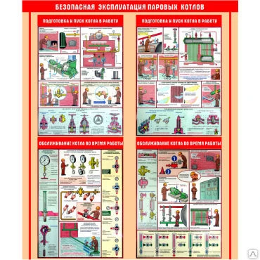 Фото Стенд Безопасная эксплуатация паровых котлов 2