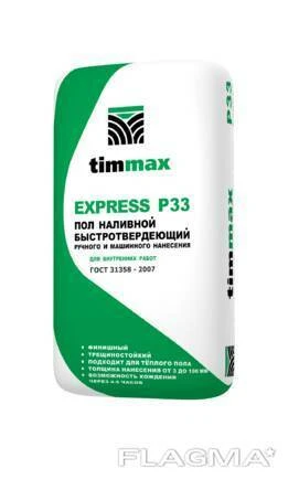 Фото Пол наливной быстротвердеющий Тиммакс Р33 Express, 20 кг