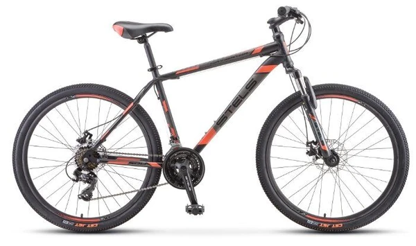 Фото Горный (MTB) велосипед STELS Navigator 500 MD 26 F010 черный/красный 20" рама