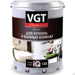 фото Краска VGT PREMIUM для кухни и ванной IQ130 база А, 2 литра (3,08кг)