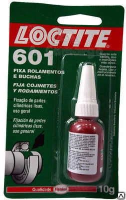 Фото Loctite 601 Вал-втулочный фиксатор высокой прочности, низкой вязкости