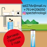 фото Обустройство скважин, заводка воды со скважены, колодца и других источников.