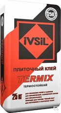 Фото Термостойкий клей для печей и каминов IVSIL TERMIX / ИВСИЛ ТЕРМИКС