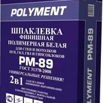 фото Шпаклевка полимерная финишная белая POLIMENT PM-89 25кг