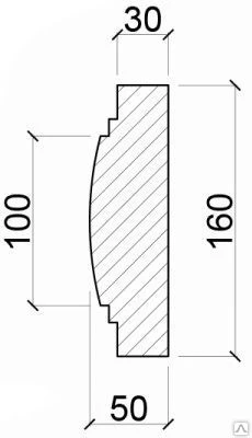 Фото Наличник Н 106 песчаник белый 12 кг/м.п.
в