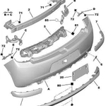 фото Молдинг бампера Citroen C3 New (Ситроен С3 Нью) комплект