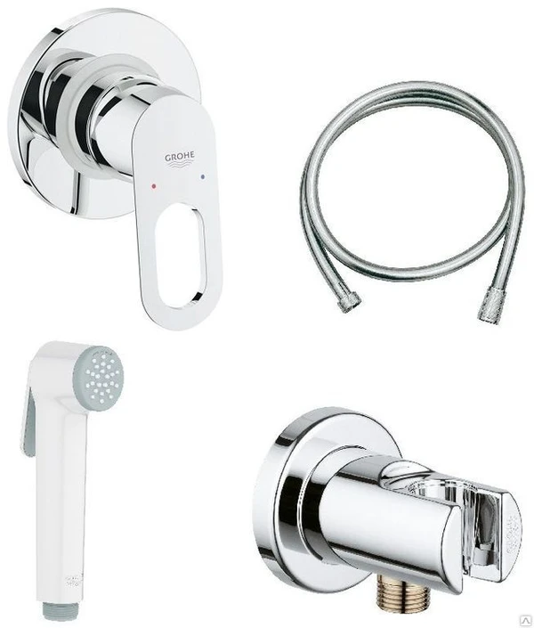 Фото Гигиенический комплект Grohe BauLoop 124896 Grohe