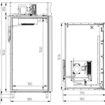 Фото №2 Шкаф холодильный CB114-G
