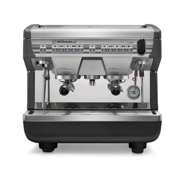 Фото Кофемашина рожковая автоматическая Nuova Simonelli Appia Life Compact 2Gr V 220V black+economizer+high groups