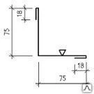 фото Планка угла внутреннего ПУВ 75х75х2000 МП СК-14 и Lбрус ПЭ, стандарт
