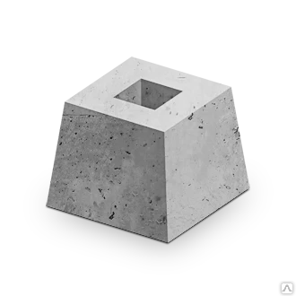Фото Фундамент для плит забора Ф-9.6.6 0,9х0,6х0,6 0.196м3, шт