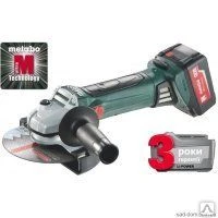 Фото УШМ (болгарка) METABO W 18 LTX 125 4.0 аккумуляторная