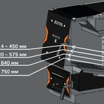 Фото №3 Котел отопления Zota Master X твердотопливный с плитой 18П кВт