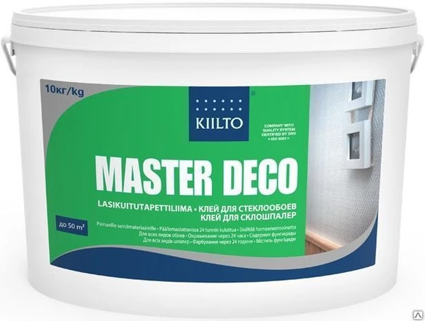 Фото Клей для стеклообоев Kiilto Master Deco