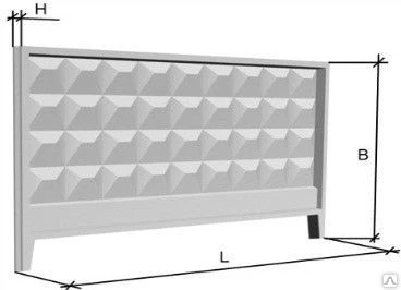 Фото ПЛИТЫ ОГРАД. ФУНДАМЕНТ ОГРАД П6В (плита забора)