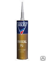 Фото Герметик кузовной SOLID UNISEAL PU черный 310 мл