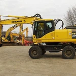 фото Аренда колёсного экскаватора Komatsu PW200-7