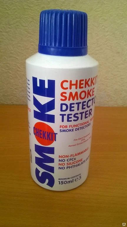 Фото Дымовой аэрозоль для проверки датчиков Chekkit Smoke Detector Tester 150мл