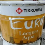 фото Лак акрилатный EURO LACQUER AQUA полуглянцевый 2,7 л Tikkurila