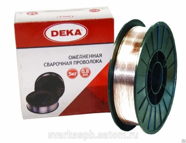 Фото Проволока сварочная DEKA ER70S-6 0,8мм (5кг) Китай