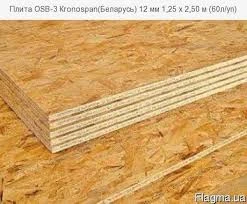 Фото Плита OSB Kronospan  12 мм (1,25х2,50)