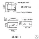 фото Емкость со сферическим днищем 390ГП