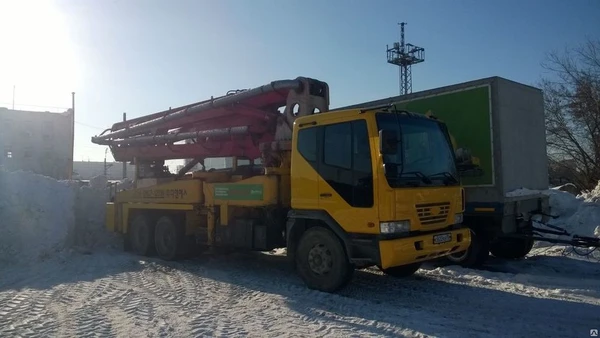 Фото Услуги автобетононасоса в новосибирске