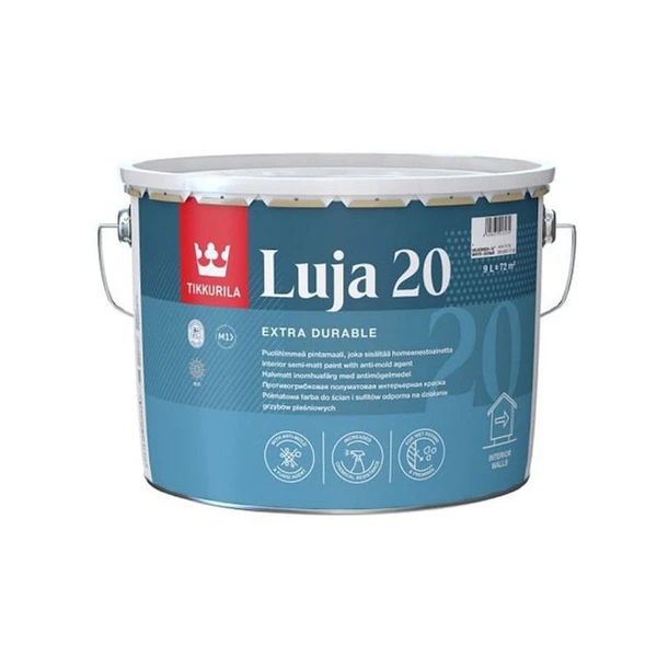 Фото Интерьерная краска Luja 20 полуматовая А TIKKURILA 9 л