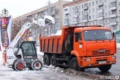 Фото Погрузка снега