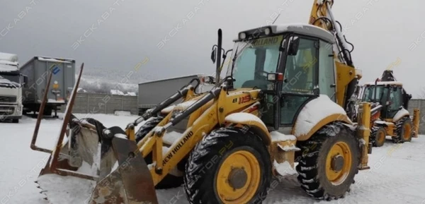 Фото Аренда экскаватора-погрузчика New Holland B115, Москва