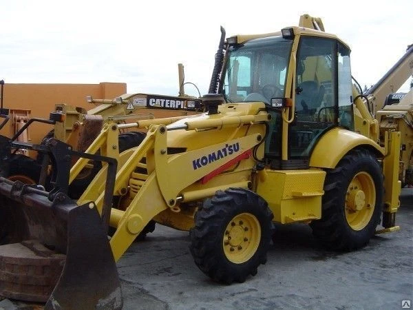 Фото Экскаватор погрузчик Komatsu WB93R Япония